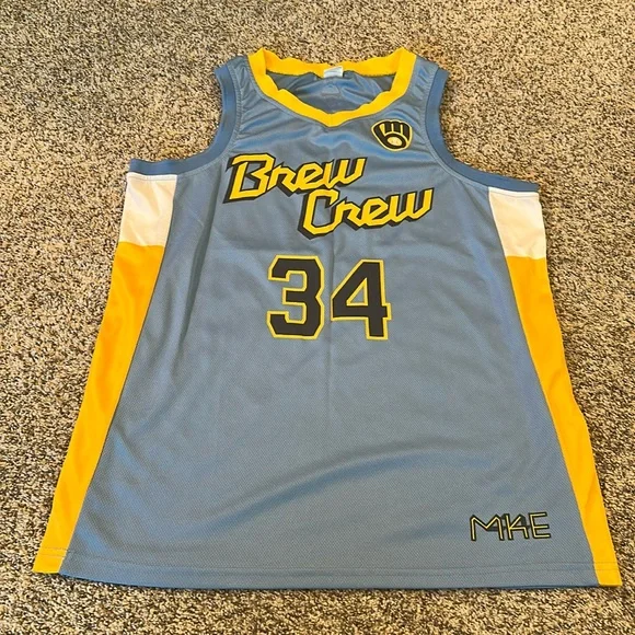 Brewers Giannis City Connect Jersey - Picture 1 of 2